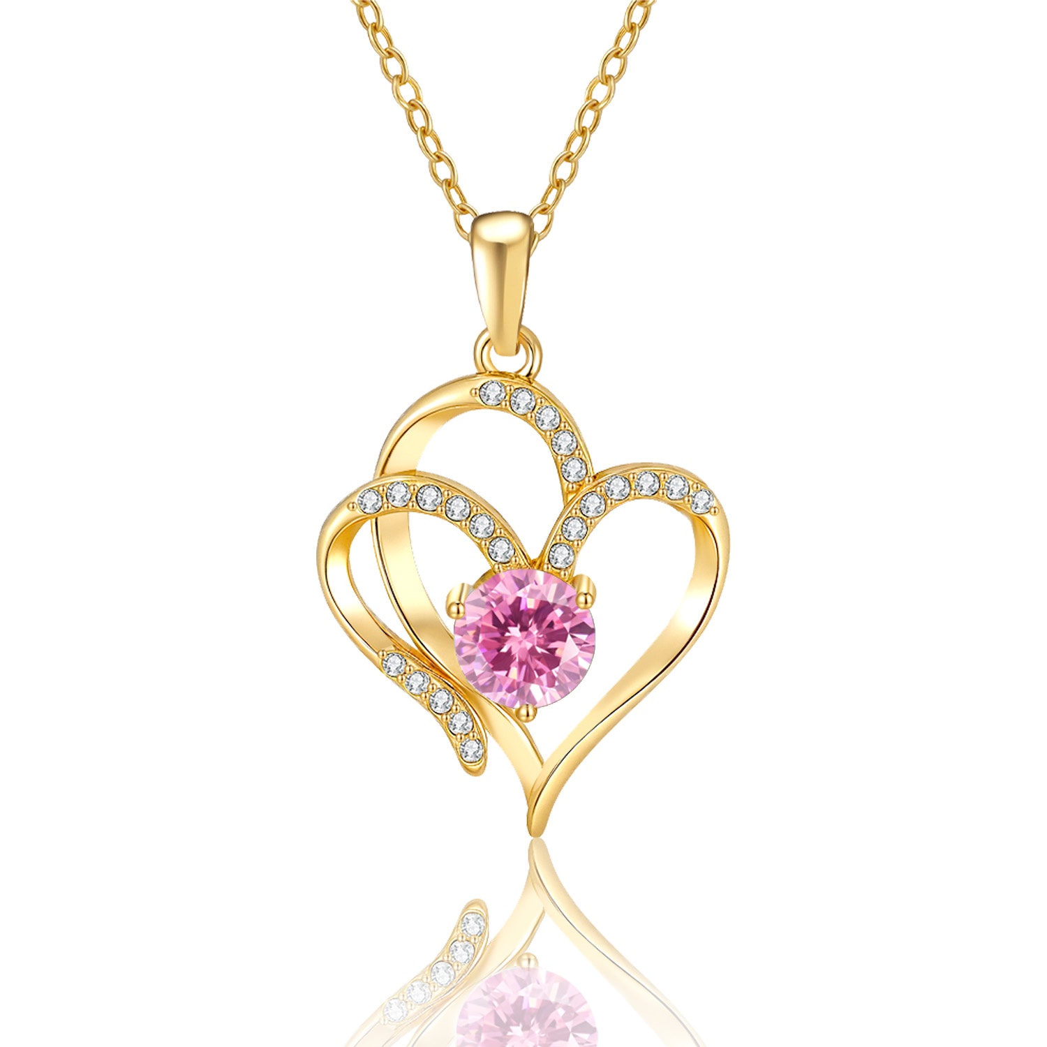 Men's Low-Allergen Necklace with 5A Zirconia Pendant
